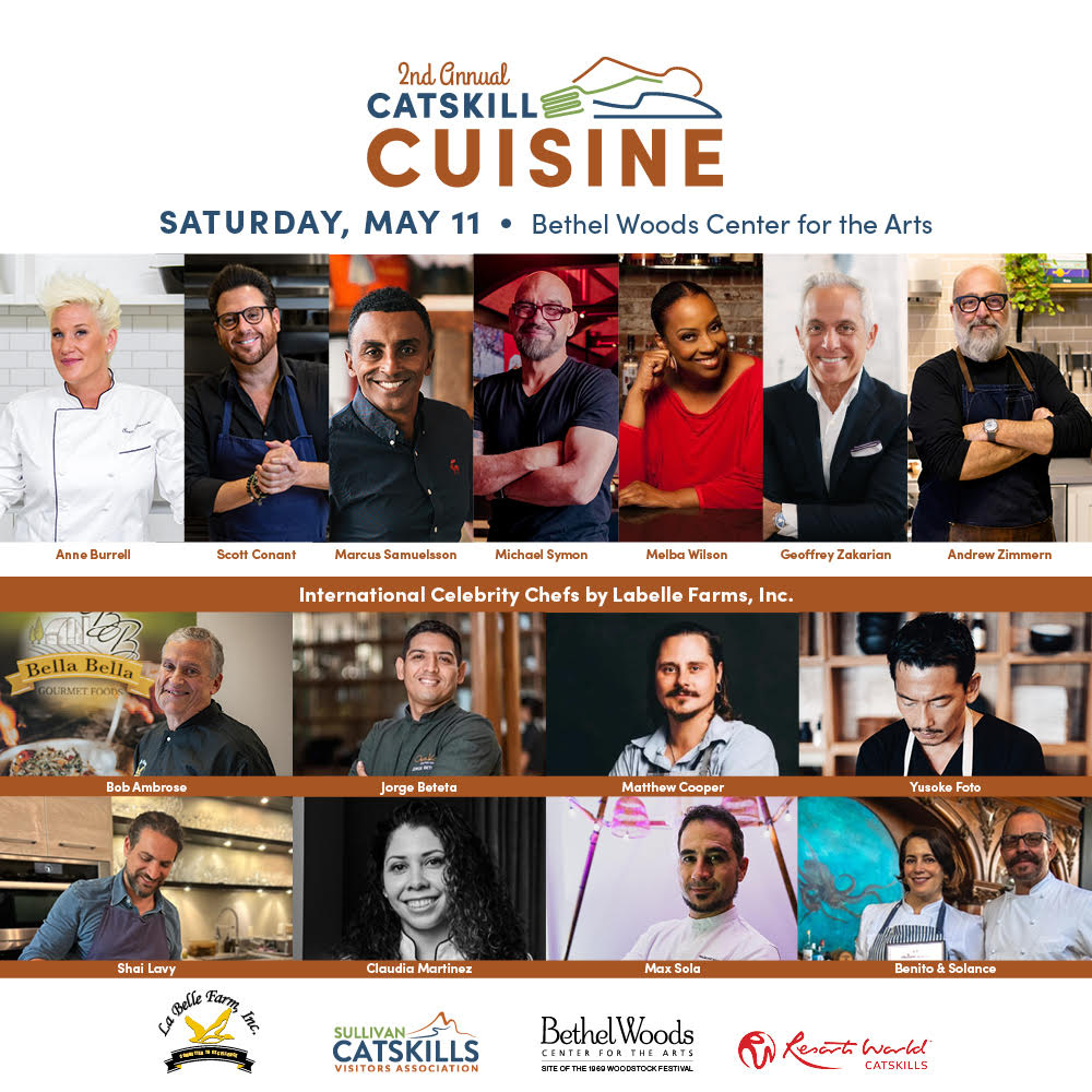 Catskill Cuisine May 10-12th