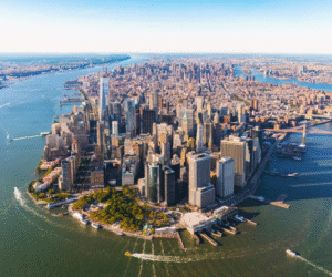 New York Skyline Downtown - facing north