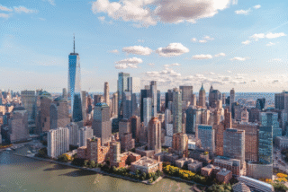 Downtown New York City Skyline - Freedom Tower