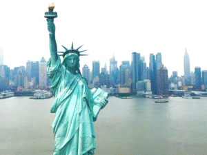 Statue of Liberty - NYC Skyline - iStock