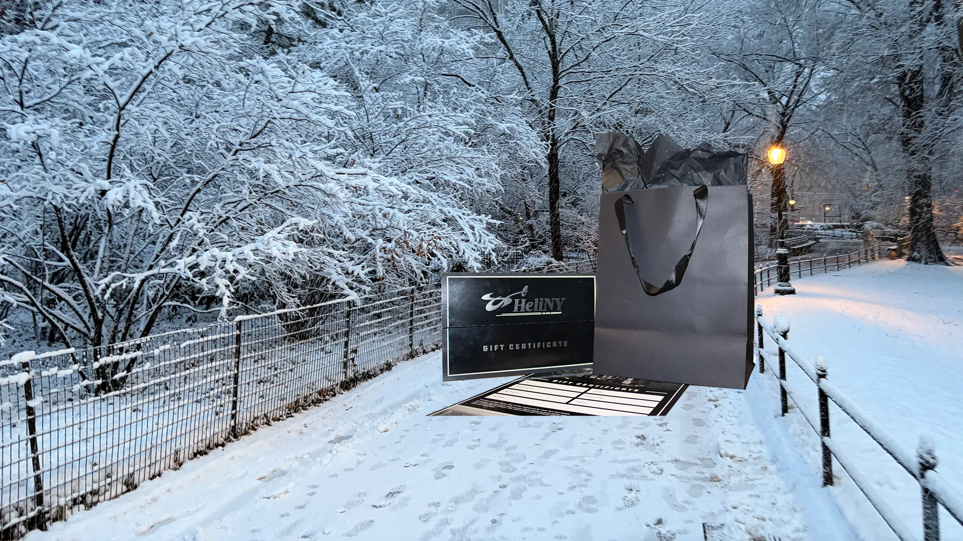 Gift Cards Available!<br><a href="https://heliny.com/gift-cards/">The Perfect Holiday Gift</a>